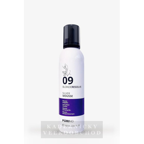 PURING 09 BLONDERESOLVE SILVER MOUSSE 250 ML